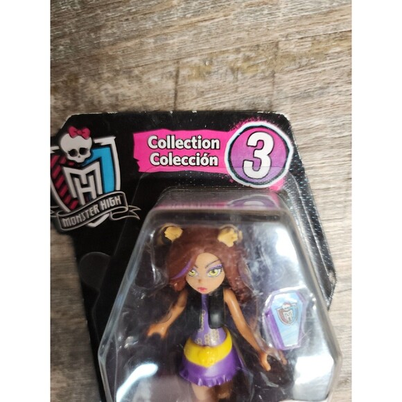 Monster High Clawdeen Wolf Mega Construx Collection 3 Action Figure - Picture 4 of 4